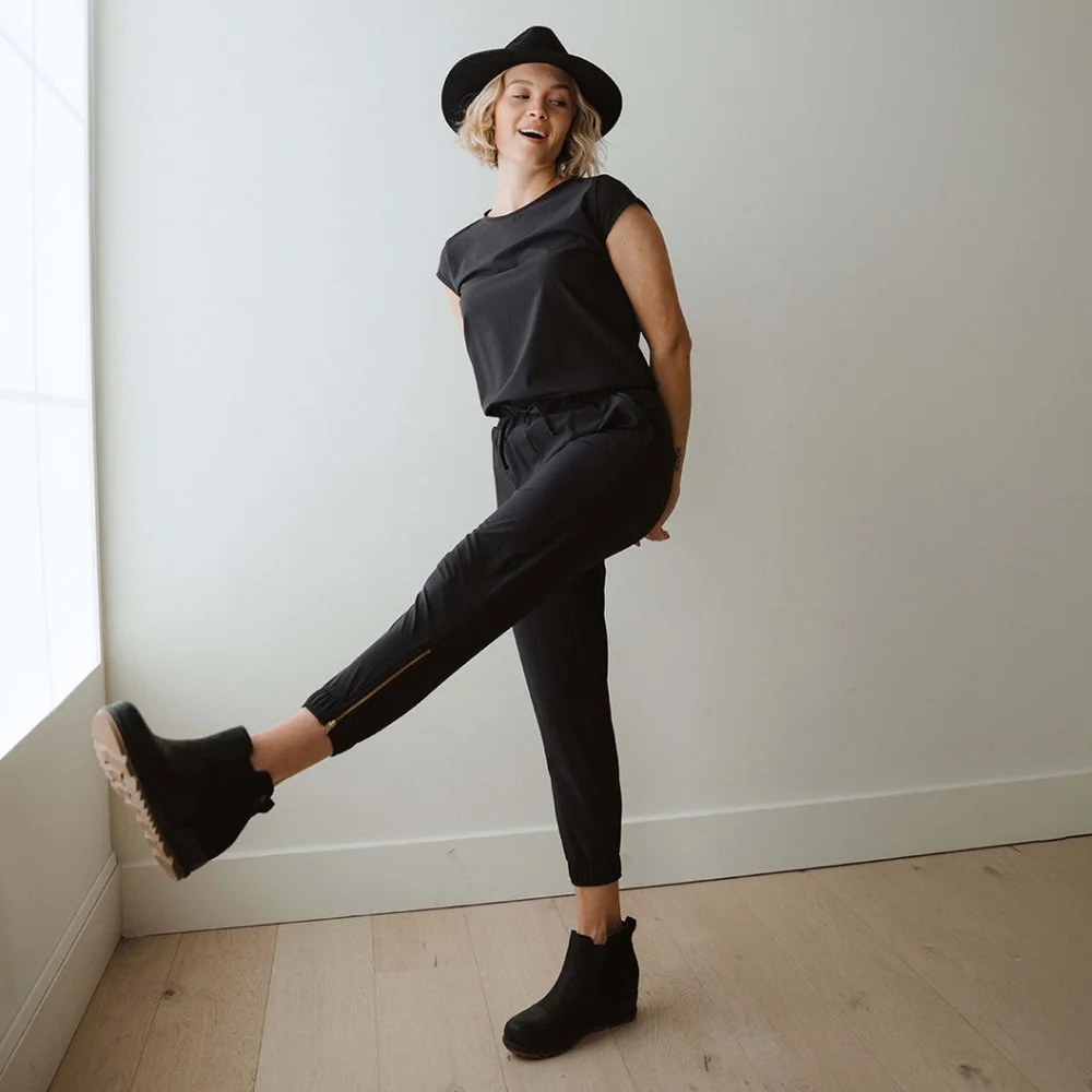 Albion Jetsetter Black Jumpsuit - Picture 3 of 11